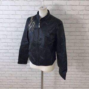 MARCIA Leather Jacket S Dragon Italy